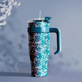 Thermal Mug Miami Floral, blue