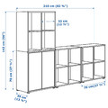 EKET Storage combination with feet