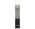 Birthday Candles Platinum 14.5cm 6pcs, silver