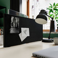 TROTTEN Cab w sliding doors/noticeboard, anthracite, 80x180 cm