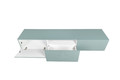 Wall-mounted TV Cabinet Nicole 200 cm, sage