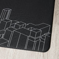 LÅNESPELARE Floor protector, 110x100 cm