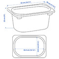 TROFAST Storage box, light blue, 42x30x23 cm