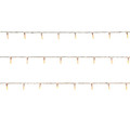 LED Lighting Chain 120 LED 7.1 m, outdoor, transparent, warm white