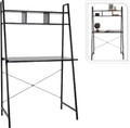 Desk with Shelf Milan, black
