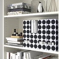 TJENA Magazine file, white black/dotted