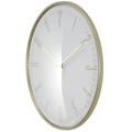 Wall Clock Luce, white/gold