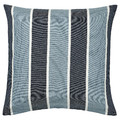 KORALLBUSKE Cushion cover, dark blue light blue/stripe pattern, 50x50 cm