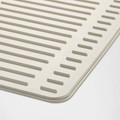 RINNIG Dish drying mat, beige, 51x42 cm