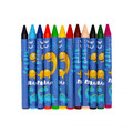 Starpak Wax Crayons 12 Colours Hello Dino