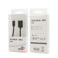 TB Cable OTG USB AF - USB C 15cm, black