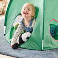 DVÄRGMÅS Children's tent, green