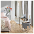 FÖRLUNDA Pouffe, with storage/Tonerud grey