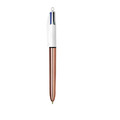 BIC Multicolour Pen 4 Colours Shine - Rose Gold/Gold/Silver, random colours, 12pcs