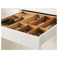 METOD / MAXIMERA Hi cab f ov/combi ov w dr/2 drwrs, white/Bodbyn grey, 60x60x200 cm