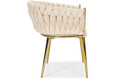 Glamour Braided Chair ROSA, beige