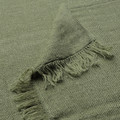DYTÅG Throw, grey-green, 130x170 cm