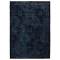VONSBÄK Rug, low pile, dark blue, 133x195 cm