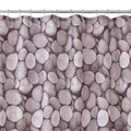 Shower Curtain GoodHome Lunda 180 x 200 cm, grey stone