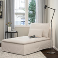 SÖDERHAMN Chaise longue, Gransel natural colour