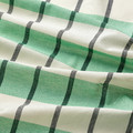 GLANSHAGTORN Curtain, 1 piece, green white/black, 300x250 cm