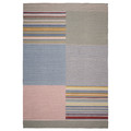 BUDDINGE Rug, flatwoven, handmade multicolour/stripe pattern, 170x240 cm