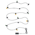 SOLVINDEN LED lighting chain with 12 bulbs, battery-operated/outdoor multicolour
