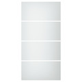 SVARTISDAL 4 panels for sliding door frame, white paper effect, 100x201 cm