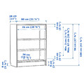 BILLY / EKET Bookcase combination, brown walnut effect