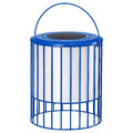 SOLVINDEN Table lamp, solar-powered/blue, 15 cm