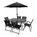 Garden Furniture Set with Umbrella Bahama