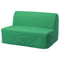 LYCKSELE MURBO 2-seat sofa-bed, Vansbro bright green