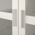 BRIMNES / BURHULT TV storage combination, white, 338x41x190 cm