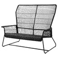 TALLSKÄR 2-seat sofa, outdoor, anthracite