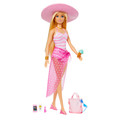Blonde Barbie Doll With Swimsuit And Beach-Themed Accessories HPL73 3+
