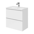 Goodhome Wall-mounted Basin Cabinet Imandra Slim 60cm, white