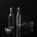 Glass Bottle 1L, dots