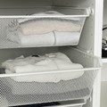 PAX / LINNABERG Wardrobe combination, white/patterned, 100x60x201 cm