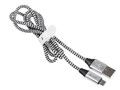 Tracer Cable USB 2.0 AM-micro 1m, black-silver