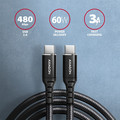 AXAGON USB Cable BUCM-CM20AB cable USB-C USB-C 2.0m