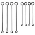 FRÖJDA Drink stirrer, set of 8, stainless steel