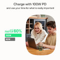 GREEN CELL Cable USB-C-USB-C PowerFlex 100W, silicone, 1.2m, white