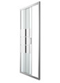 GoodHome Sliding Shower Door Beloya 90 cm, chrome/mirror glass