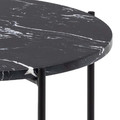 Coffee Table Avila, high, black marble