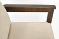 Outdoor Wooden 2-seat Sofa BELLA, brown/beige