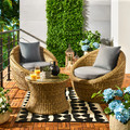 Decorative Garden Screen 50 x 50 cm, fern
