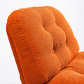 DYVLINGE Swivel armchair, Kelinge orange