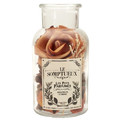 Scented Potpourri Jar 16cm, orange