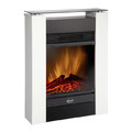 Dimplex Electric Fireplace Gisella, high-gloss white