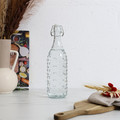 Glass Bottle 1L, dots